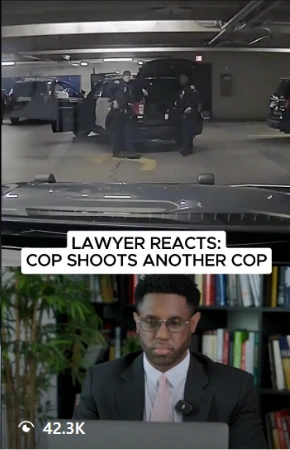 Dallas attorney reaction video with split-screen footage and clear captions.